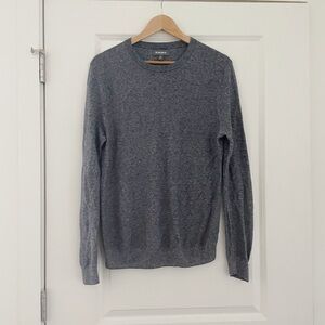 Bonobos Cotton Linen Marled Crewneck Sweater Navy
